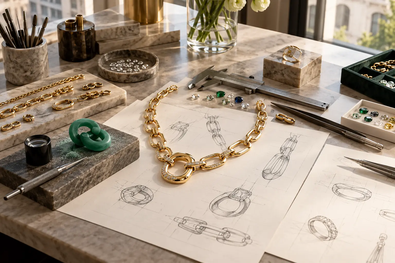 Italian jewelry design studio for private label production